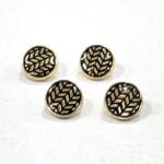 Metal Snap Buttons For Men's Saudi Thobe - 2237